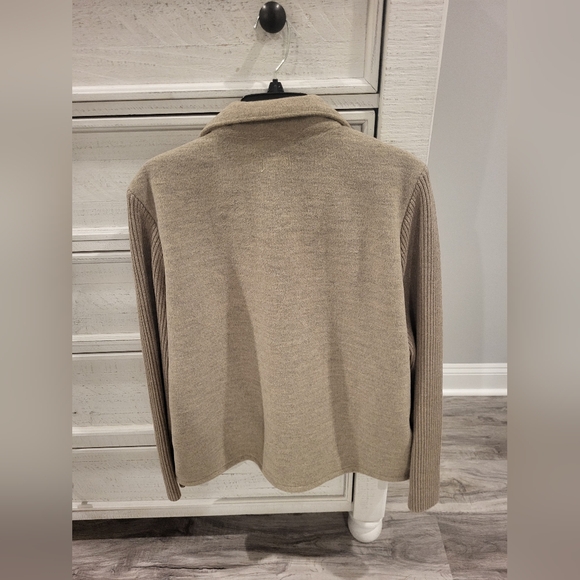 Beige Double-Breasted Blazer - Picture 2 of 3